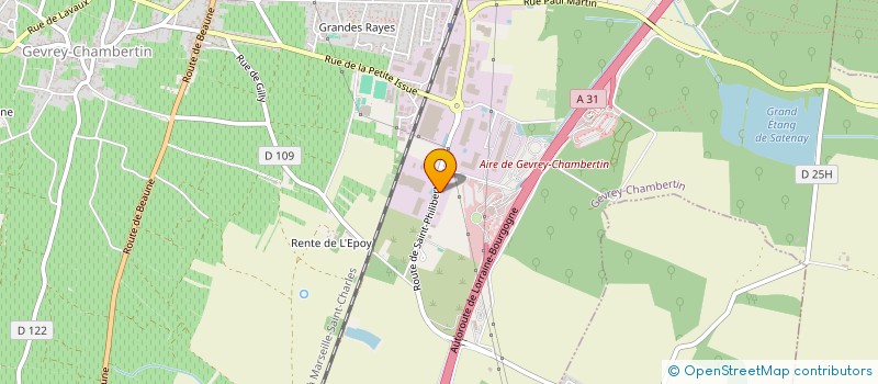 localisation de l'entreprise BUREAU TECHNIQUE DE L HABITAT à GEVREY-CHAMBERTIN