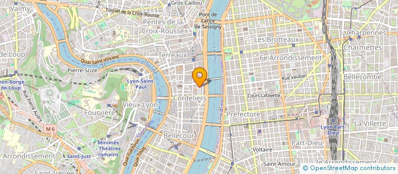 localisation de l'entreprise BUREAU TRANSMISSION EVALUAT ENTREPRISES  LYON