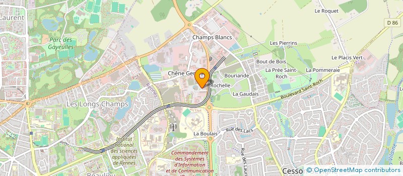 localisation de l'entreprise BUREAU TRES SPORT ET CULTURE ECOFAC à CESSON-SEVIGNE