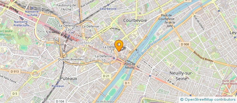 localisation de l'entreprise BUREAU VERITAS ACCESS à COURBEVOIE