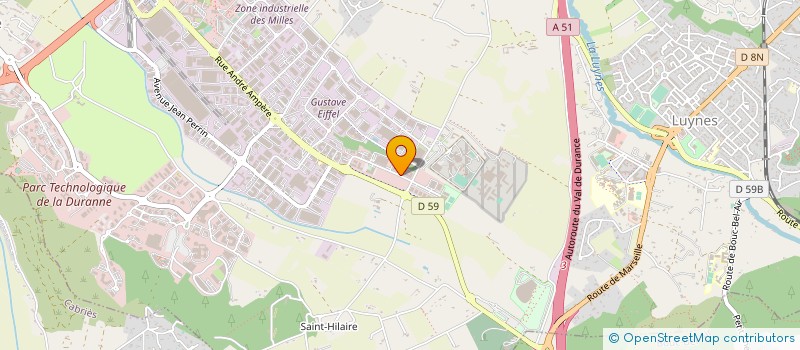 localisation de l'entreprise BUREAU VERITAS EMISSIONS SERVICES  AIX-EN-PROVENCE