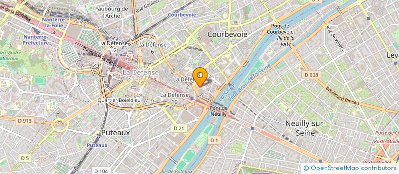localisation de l'entreprise BUREAU VERITAS HOLDING 8 à COURBEVOIE