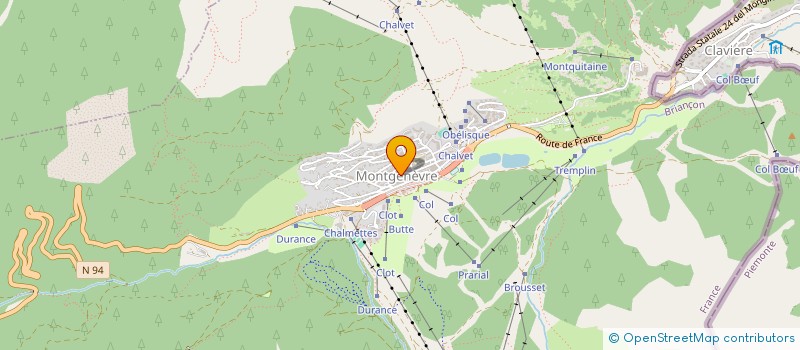 localisation de l'entreprise BUREAU VOYAGE EN MONTAGNE  NEVACHE