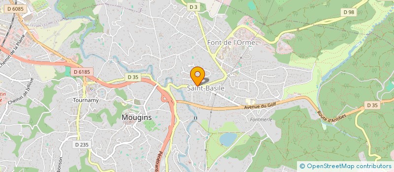 localisation de l'entreprise BUREAU01 à MOUGINS