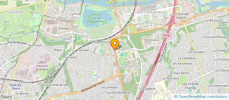 localisation de l'entreprise BUREAUNEO à TOURS