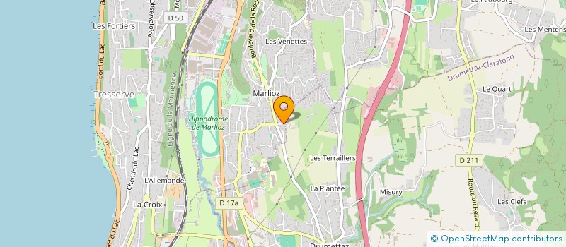 localisation de l'entreprise BUREAUTIQUE CALCUL SERVICE à AIX-LES-BAINS