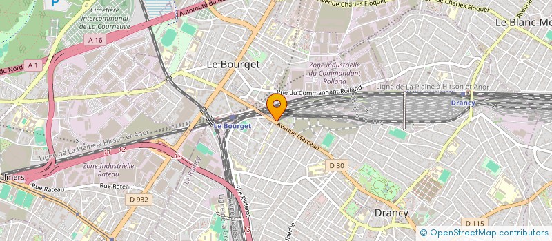 localisation de l'entreprise BUREAUTIQUE.COM à DRANCY