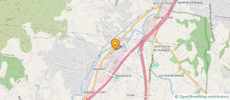localisation de l'entreprise BUREAUTIQUE ET ECOLOGIE à AUBAGNE