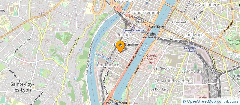 localisation de l'entreprise BUREAUTIQUE EXPRESS  LYON