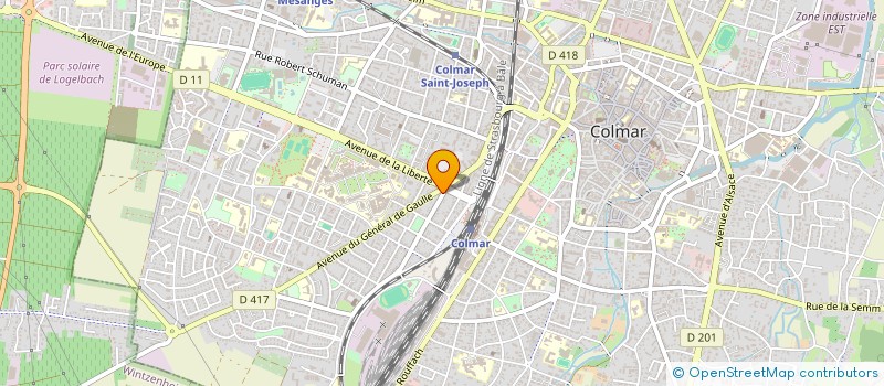 localisation de l'entreprise BUREAUTIQUE INFORMATIQUE 67 à COLMAR