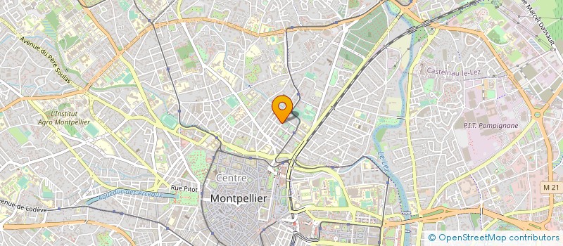 localisation de l'entreprise BUREAUTIQUE INFORMATIQUE COMMUNICATION à MONTPELLIER