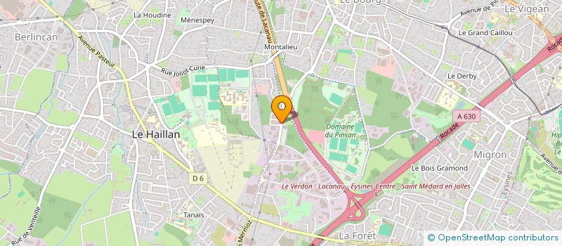 localisation de l'entreprise BUREAUTIQUE TECHNIQUE SERVICE à EYSINES