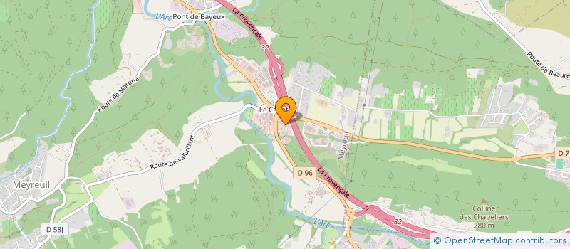 localisation de l'entreprise BUREAUX A LOUER  MEYREUIL