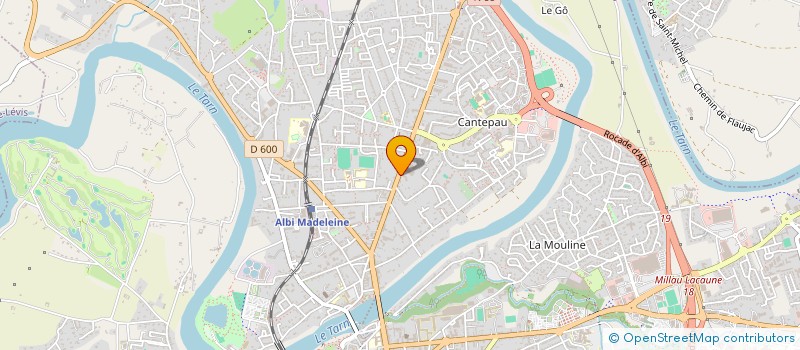 localisation de l'entreprise BUREAUX CARNOT à ALBI