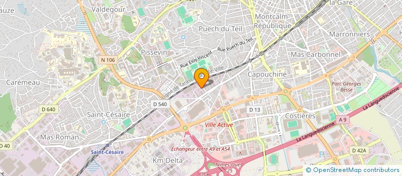 localisation de l'entreprise BUREAUX CONSEIL à NIMES