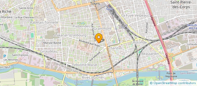 localisation de l'entreprise BUREAUX COULLIEN  TOURS