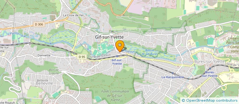 localisation de l'entreprise BUREAUX D'EXPERTISE COMPTABLE CONSEIL ET ASSISTANCE  GIF-SUR-YVETTE