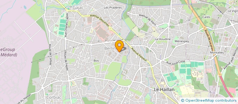 localisation de l'entreprise BUREAUX DE BERLINCAN  SAINT-MEDARD-EN-JALLES