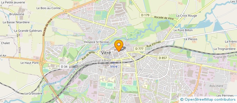 localisation de l'entreprise BUREAUX - PLACEMENTS  VITRE