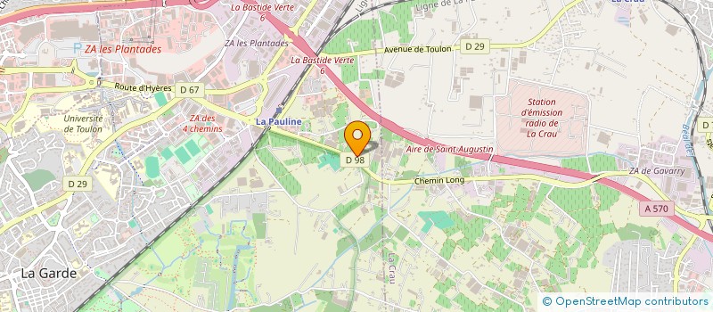 localisation de l'entreprise BUREAUX QUALITECH à LA GARDE