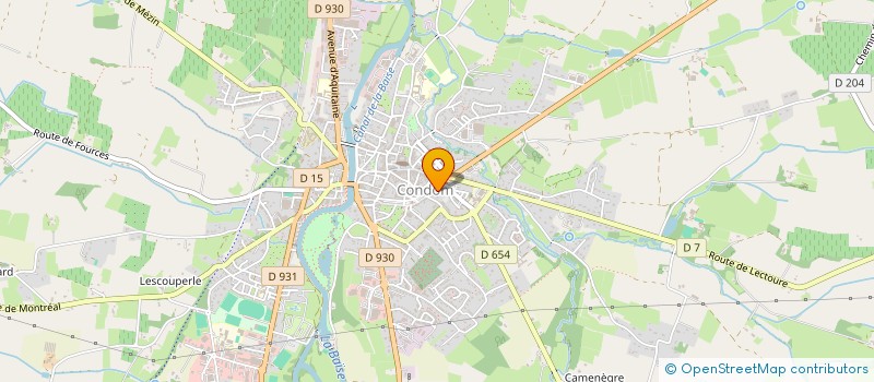 localisation de l'entreprise BUREAUX SUD à CONDOM