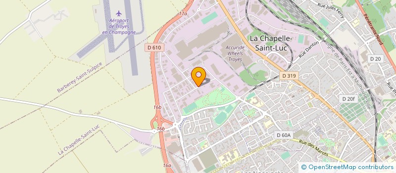 localisation de l'entreprise BUREAUX TECHNIQUES AUBOIS à LA CHAPELLE-SAINT-LUC