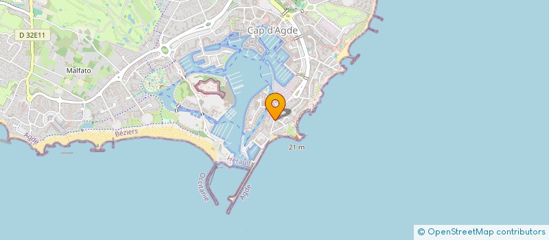 localisation de l'entreprise BUREAUX VIEUX CAP  AGDE