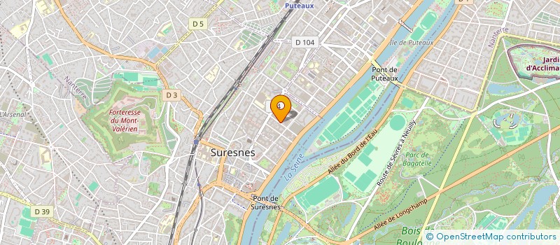 localisation de l'entreprise BUREL A F LAMY B VIAL D à SURESNES
