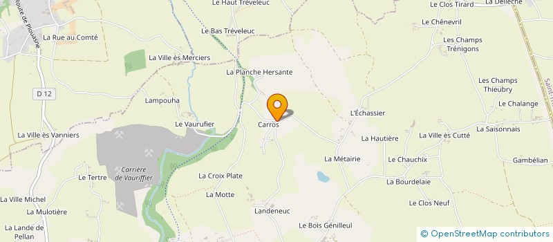 localisation de l'entreprise BUREL COROUGE  PLOUASNE