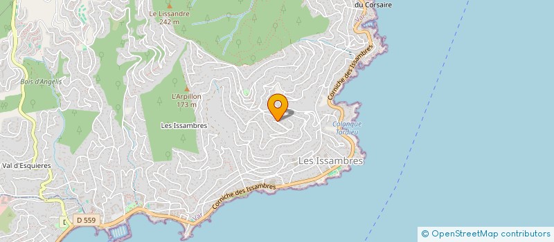 localisation de l'entreprise BUREL IMMOBILIER à ROQUEBRUNE-SUR-ARGENS