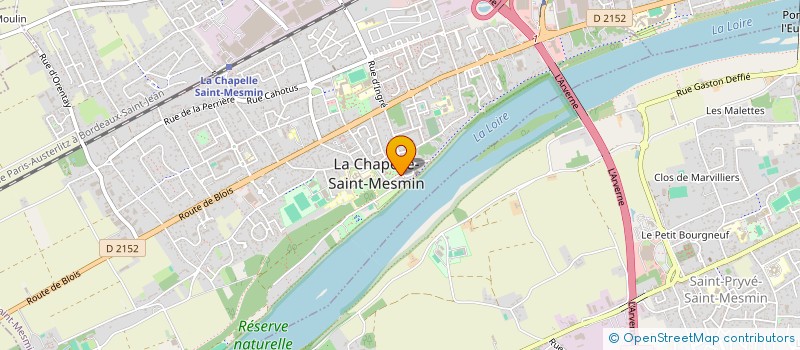 localisation de l'entreprise BURELLE à LA CHAPELLE-SAINT-MESMIN