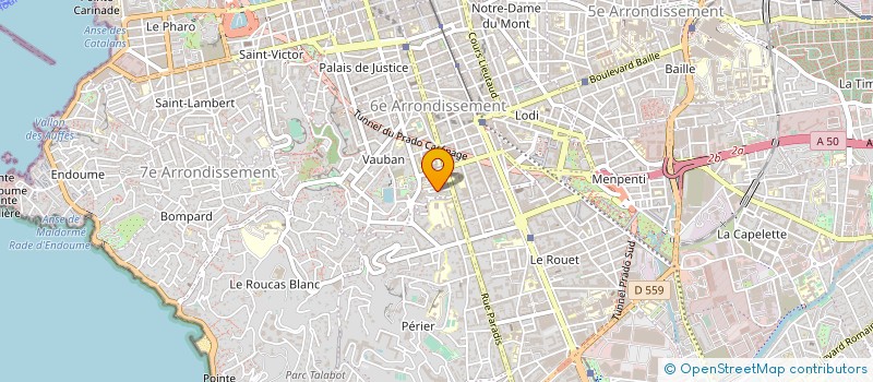 localisation de l'entreprise BUREQUIP à MARSEILLE