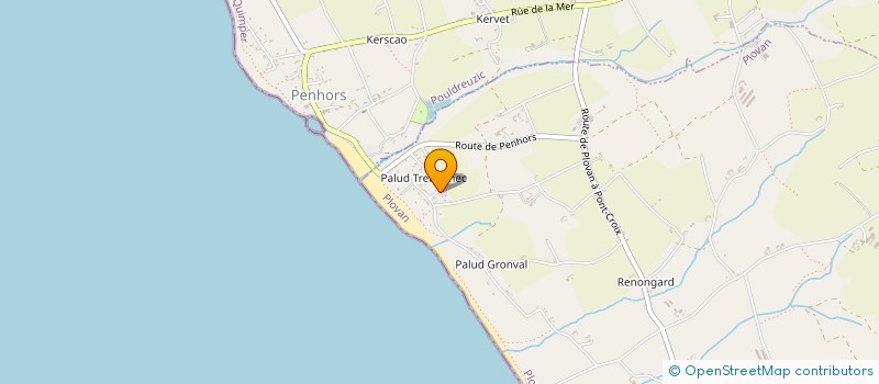 localisation de l'entreprise BUREV  PLOVAN