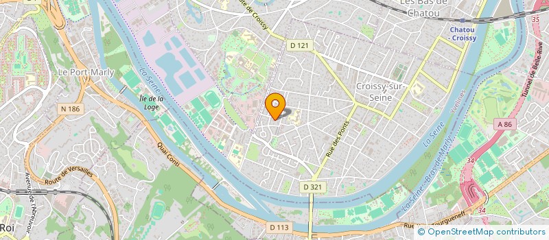 localisation de l'entreprise BURG IMMOBILIER  CROISSY-SUR-SEINE