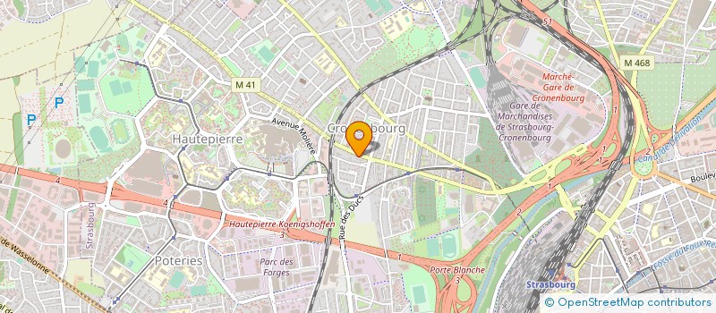localisation de l'entreprise BURG MILBRAND à STRASBOURG