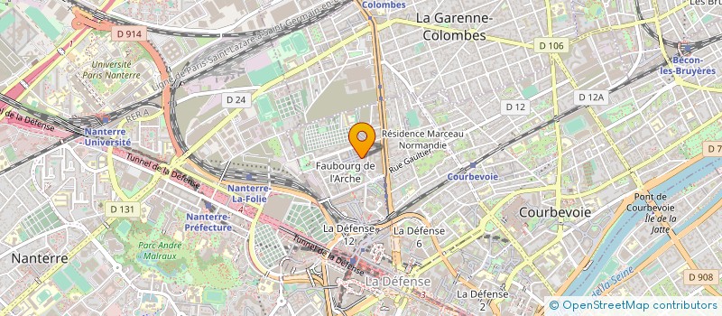 localisation de l'entreprise BURGAFLEX FRANCE à COURBEVOIE