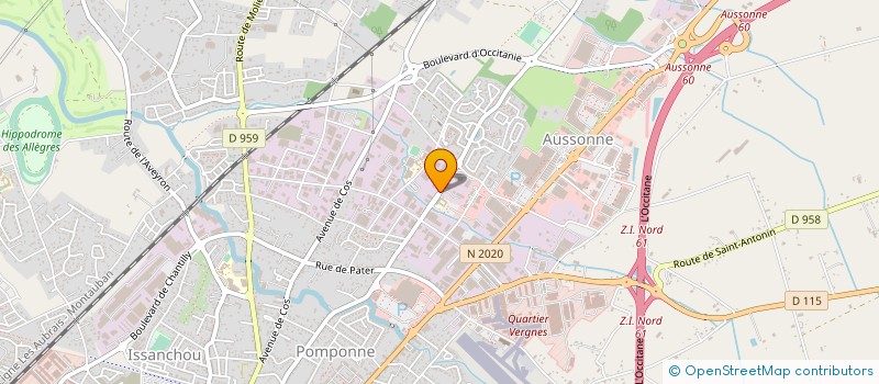 localisation de l'entreprise BURGALIERES  MONTAUBAN