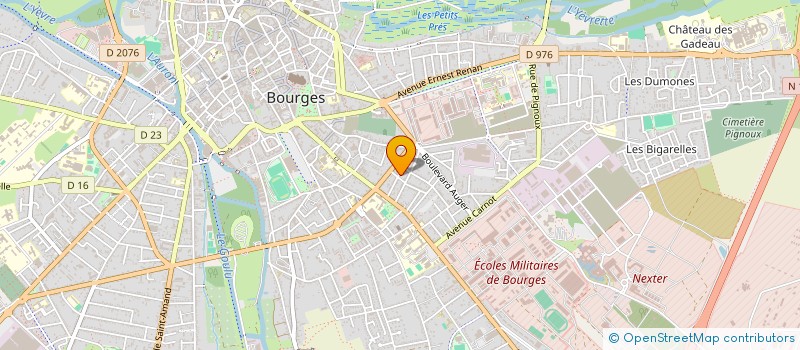 localisation de l'entreprise BURGAN-RABAUD à ANGOULEME