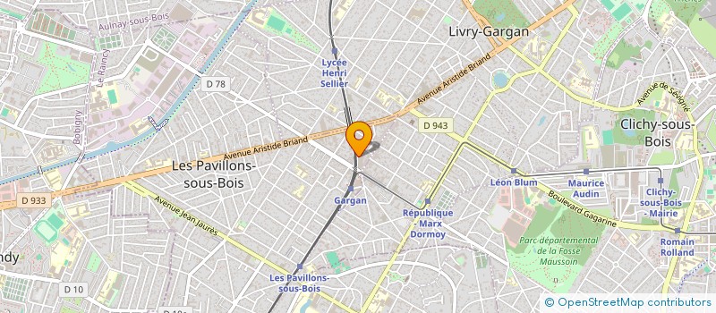 localisation de l'entreprise BURGAS à LES PAVILLONS-SOUS-BOIS