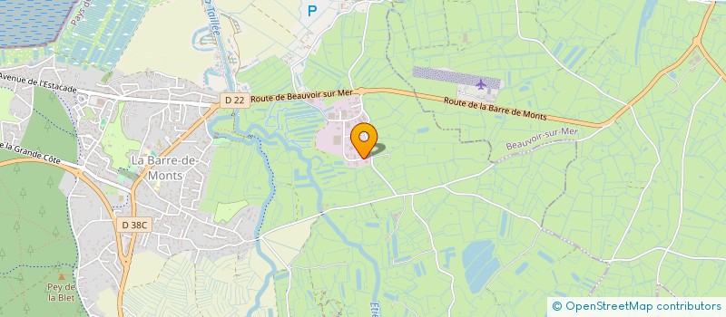 localisation de l'entreprise BURGAUD MANGUY MACONNERIE GENERALE  LA BARRE-DE-MONTS