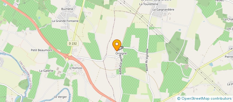 localisation de l'entreprise BURGAUD SERVICES  LES GARENNES SUR LOIRE