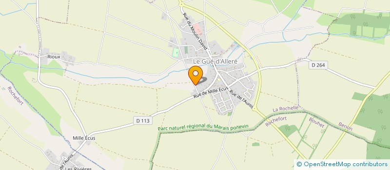 localisation de l'entreprise BURGBS  LE GUE-D'ALLERE