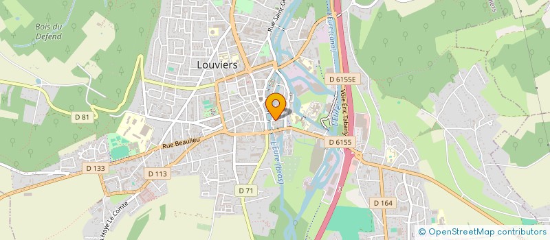 localisation de l'entreprise BURGER 4 MOULINS  LOUVIERS