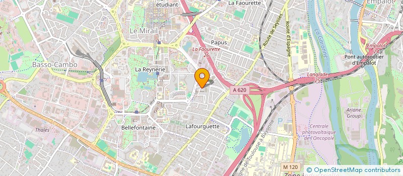 localisation de l'entreprise BURGER 77  TOULOUSE