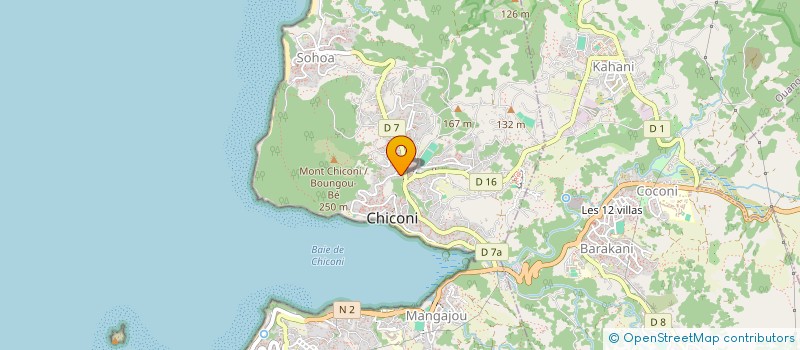 localisation de l'entreprise BURGER A LA RASHE à CHICONI