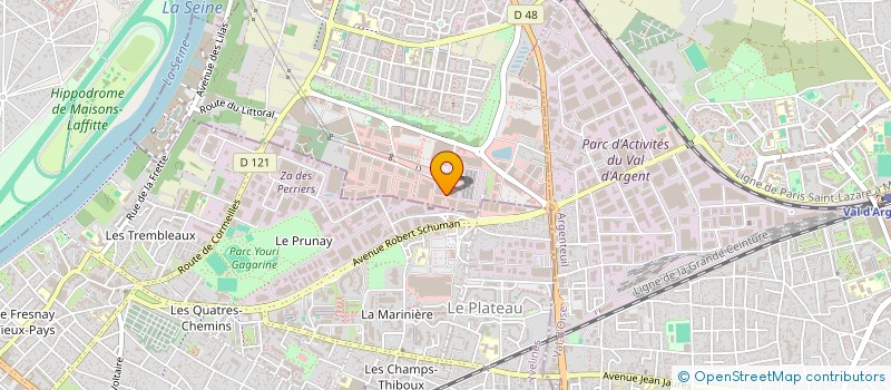 localisation de l'entreprise BURGER ADDICT CONCEPT  CORMEILLES-EN-PARISIS