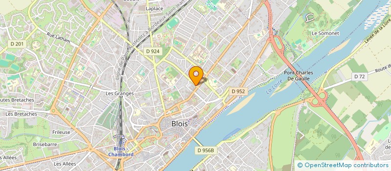 localisation de l'entreprise BURGER BAR  BLOIS