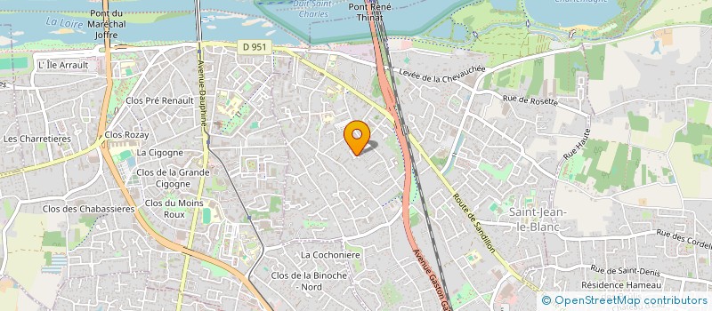 localisation de l'entreprise BURGER BOULOGNE à SAINT-JEAN-LE-BLANC