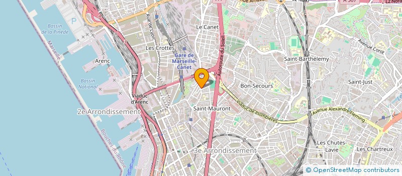 localisation de l'entreprise BURGER BRAISE à MARSEILLE