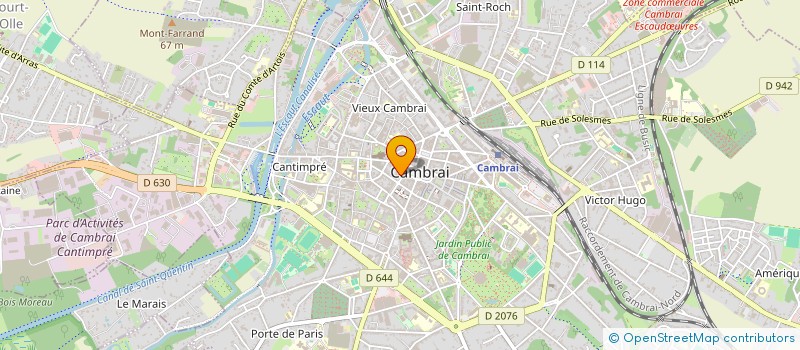 localisation de l'entreprise BURGER CAMBRAI  CAMBRAI
